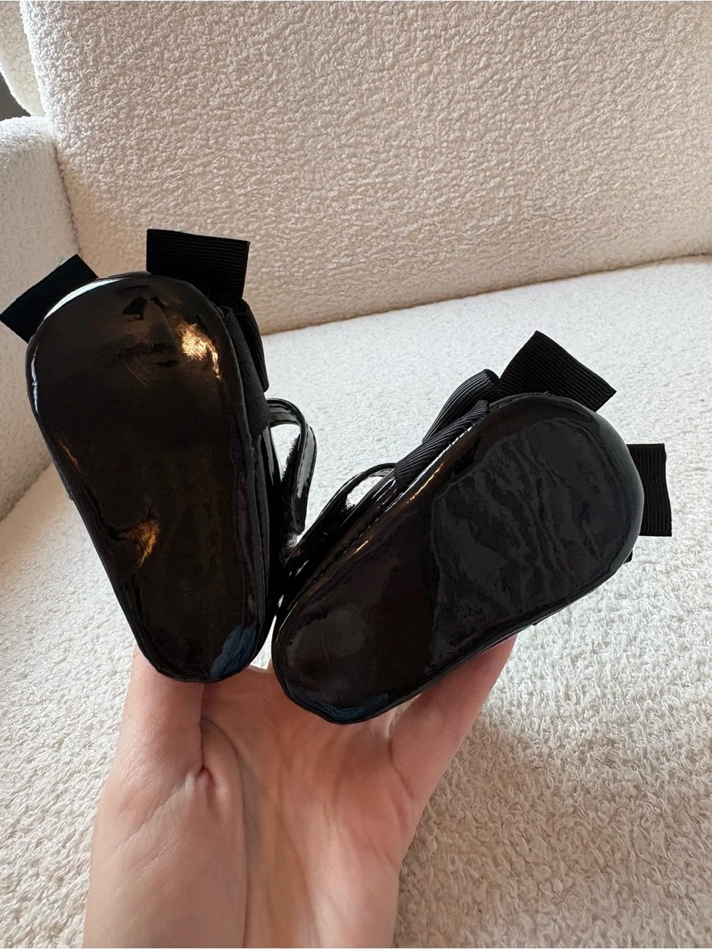 Black Bow Mary Jane Dress Shoes for Girls